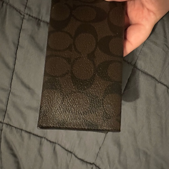 Coach Dark Patterned Wallet - Picture 2 of 3